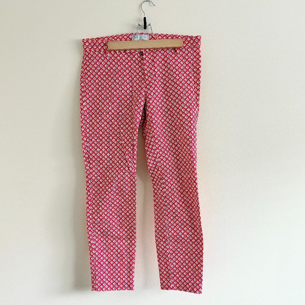 Gap "Slim Cropped - Stretch" Cropped Pants in Lantern Print